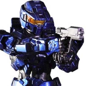 Halo Combat Evolved Blue Mark V Play Arts Kai Square Enix Action Figures 