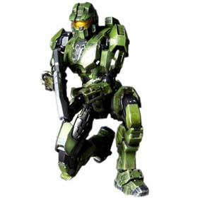 Halo Combat Evolved Master Chief Play Arts Kai Action Figure (10th Anniversary)