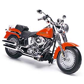 Highway 61 Harley-Davidson / Miniatura Harley Davidson Fat Boy FLSTF (2012) 1/12