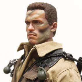 Hot Toys Alan Dutch - Bonecos Hot Toys Predator Arnold Schwarzenegger