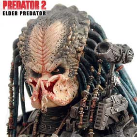 Hot Toys Predator 2 Elder - Predador muito RARO da HotToys