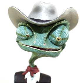 Hot Toys Rango & Priscilla Action Figures ( Johnny Depp ) não acompanha o peixe