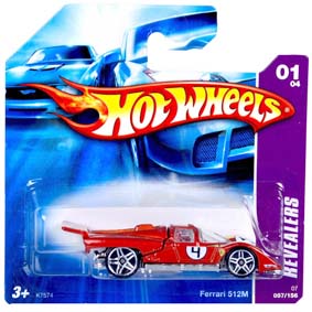 Hot Wheels 2007 Ferrari 512M K7574 series 01/04 057/156 