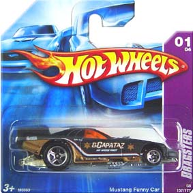 Hot Wheels Catálogo 2008 Mustang Funny Car M6863 series 01/04 157/172
