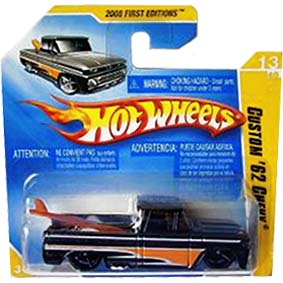 Hot Wheels Guia 2008 Custom 62 Chevy c/ prancha de Surf L9928 13/40 013/172