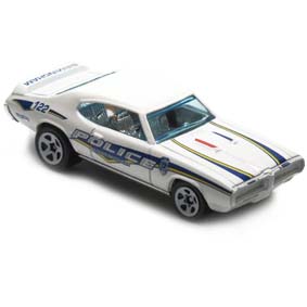 Hot Wheels Guia 2012 69 Pontiac GTO Judge Police V5469 series 5/10 165/247