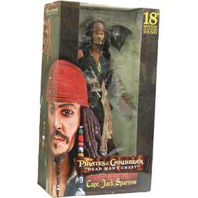 Jack Sparrow sem jaqueta - Dead Man Chest (c/ som) Johnny Depp