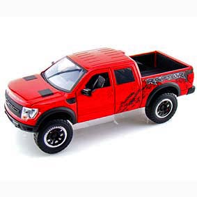 Jada Toys Ford F150 SVT Raptor (vermelho) escala 1/24