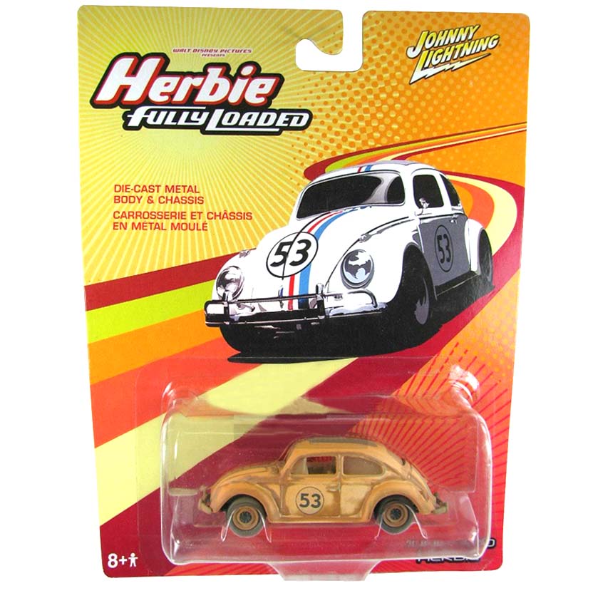 Junkyard Herbie (Fusca) Johnny Lightning escala 1/64 Herbie Fully Loaded Arte em Miniaturas