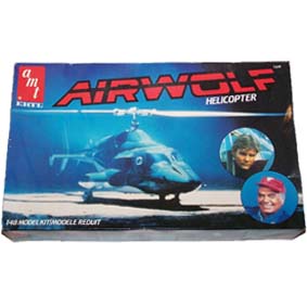 Kit plástico do Helicóptero Águia de Fogo ( Airwolf Helicopter ) marca AMT/ERTL