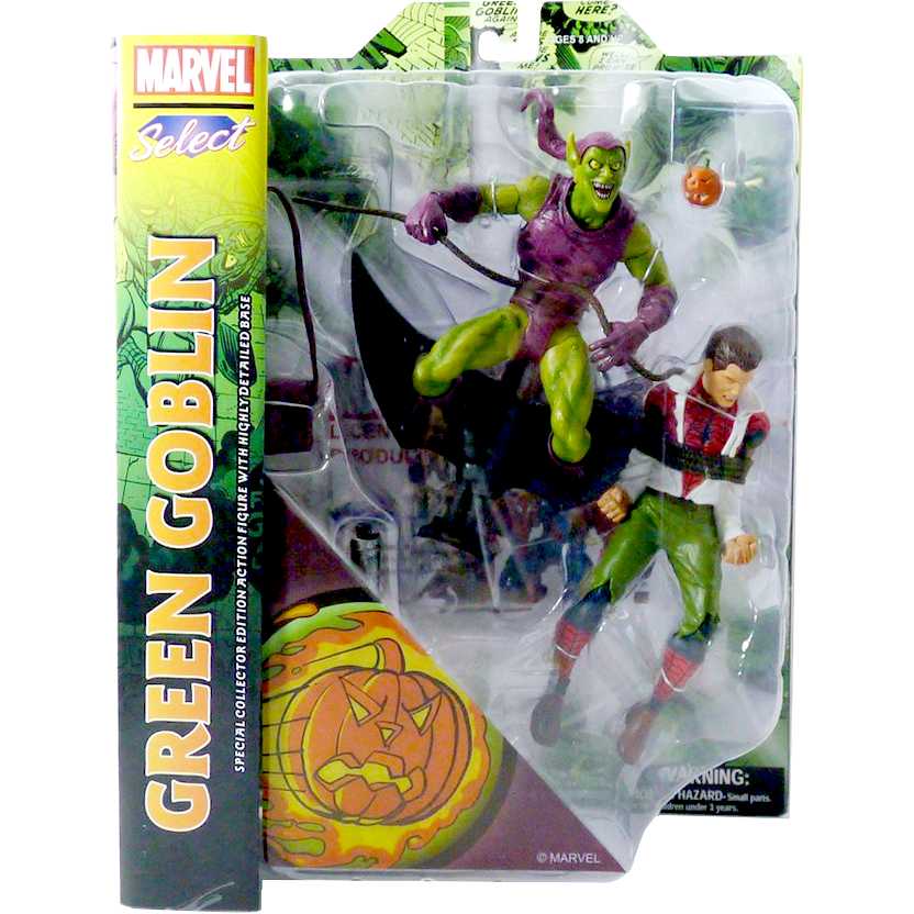 Marvel Select Classic Green Goblin + Spider-Man (Duende Verde com Homem Aranha)