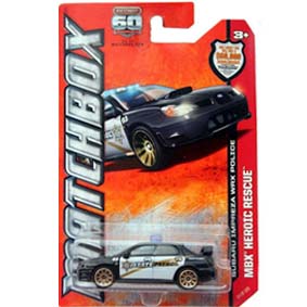 Matchbox 2013 60th Anniversary 94/120 Subaru Impreza WRX Police Y0906