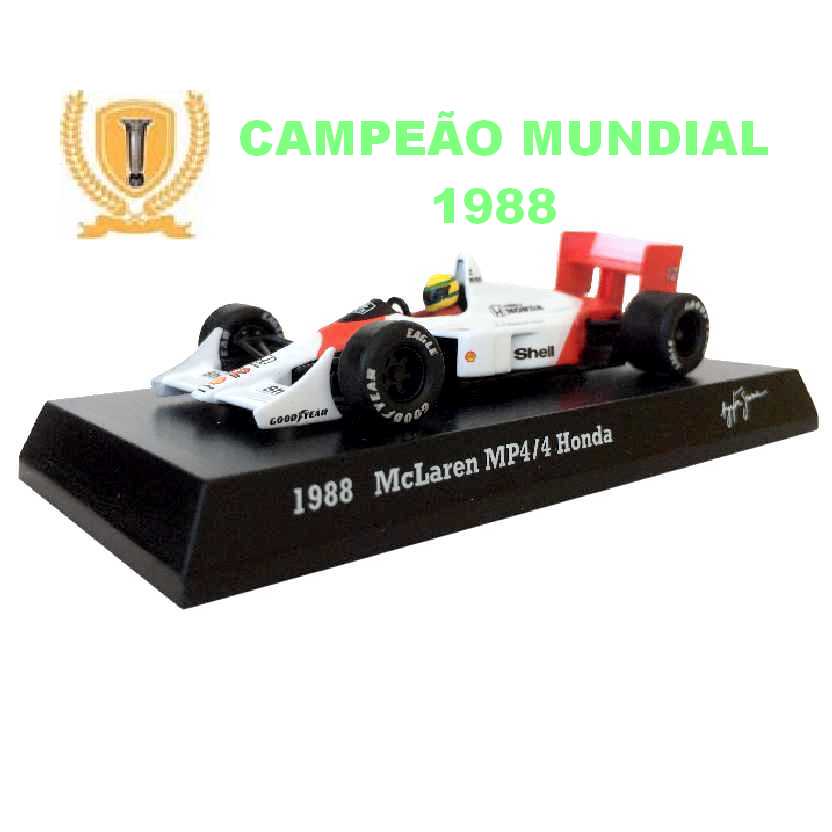 McLaren MP4/4 Honda 1988 F1 World Champion Kyosho Ayrton Senna Campeão Mundial