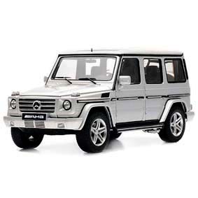 Mercedes-Benz G55 AMG Facelift (2009) Autoart escala 1/18 prata