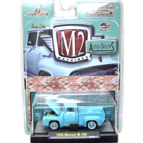 Miniatura da M2 Machines escala 1/64 Mercury M-100 Pickup (1956) Auto-Thentics R17 31500 