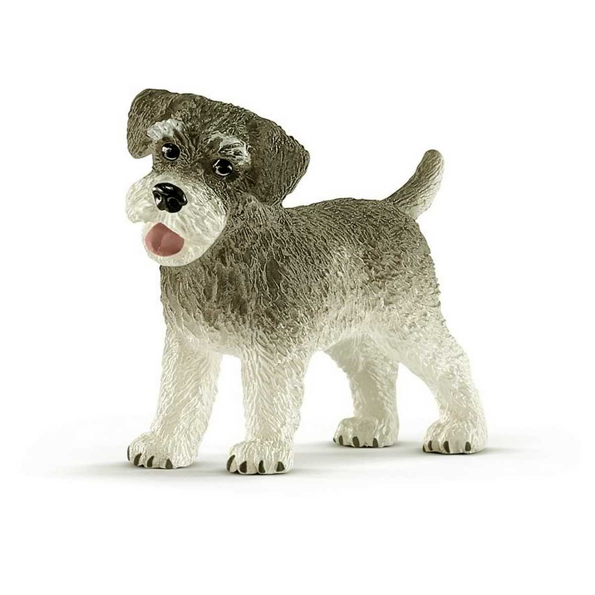Miniatura do Cão Schnauzer 13892 Schleich Farm World Dog Cachorro