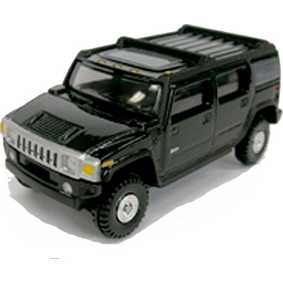Miniatura Hummer H2 em metal escala 1/67 marca Tomy