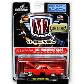 Miniatura M2 Machines Carrinhos escala 1/64 Chrysler 300C (1957) 31500 R09 