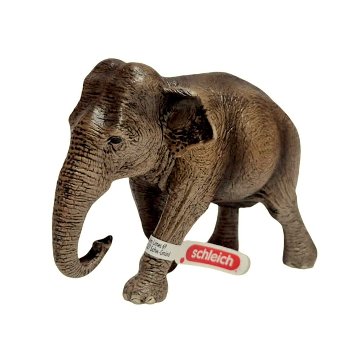 Miniatura realista Schleich Elefante Asiático Fêmea 14753 13cm