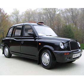 Miniaturas de Taxi TX1 de Londres (1988) SunStar 1/18 London Taxi Cab