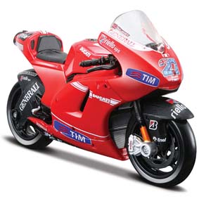 Miniaturas Moto GP 2010 Maisto 1/18 :: Ducati Desmosedici Casey Stoner   