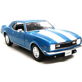 Miniaturas Welly Brasil escala 1/24 :: Chevrolet Camaro Z28 (1968) 