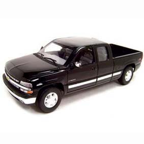 Miniaturas Welly Diecast Toys Brasil :: Chevrolet Silverado (1999) Cabine Estendida 1/18 