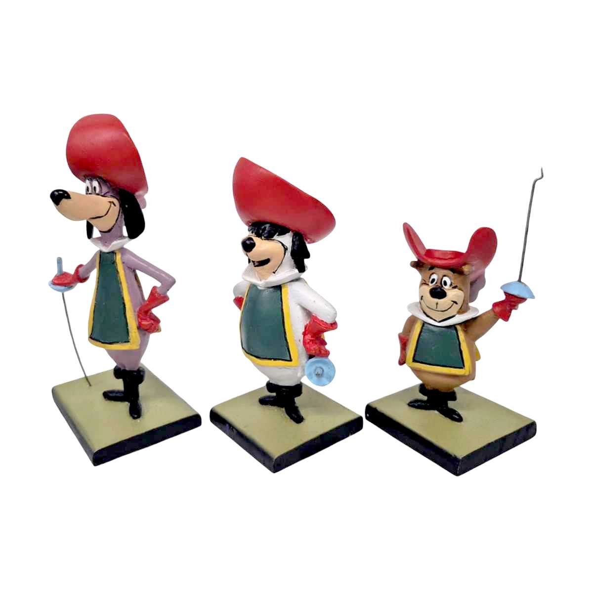 Mosquete, Mosquito e Moscardo Trio Hanna Barbera em resina