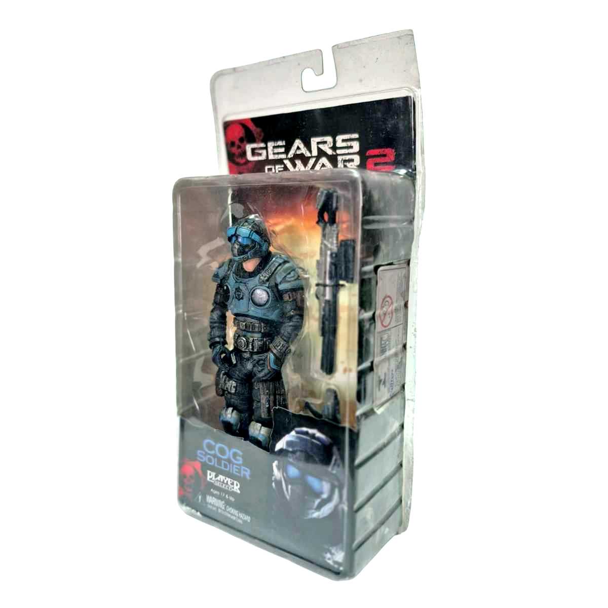 Neca Gears of Wars 2 COG Soldier Loose (Aberto) Fotos reais 