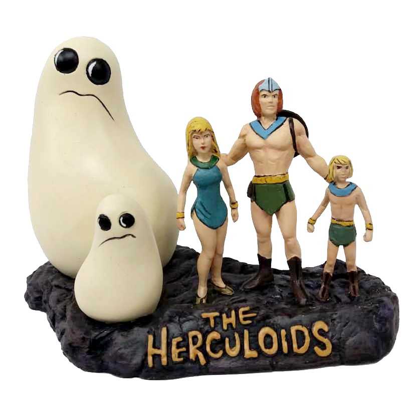 Os Herculóides - Gloop, Gleep, Tara, Zandor e Dorno  ( parte 4/4 do Diorama The Herculoids )