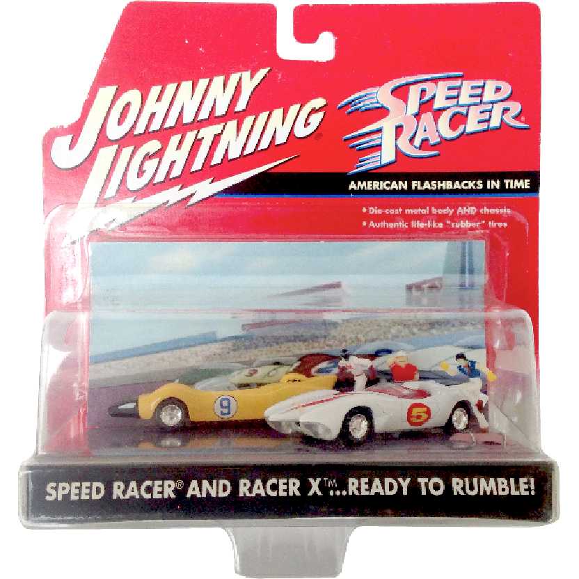Pops Racer + Speed Racer + Corredor X + Mach 5 + Shooting Star Johnny lightning 1/64