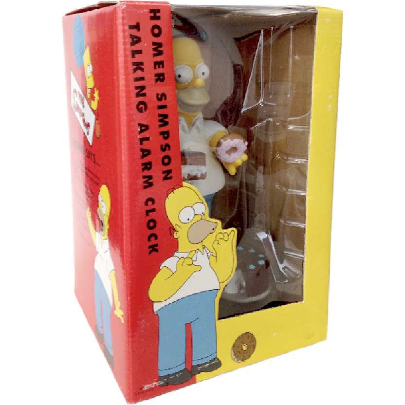 Relógio e Alarme The Simpsons Homer Simpson Talking Alarm Clock (fala 5 frases)