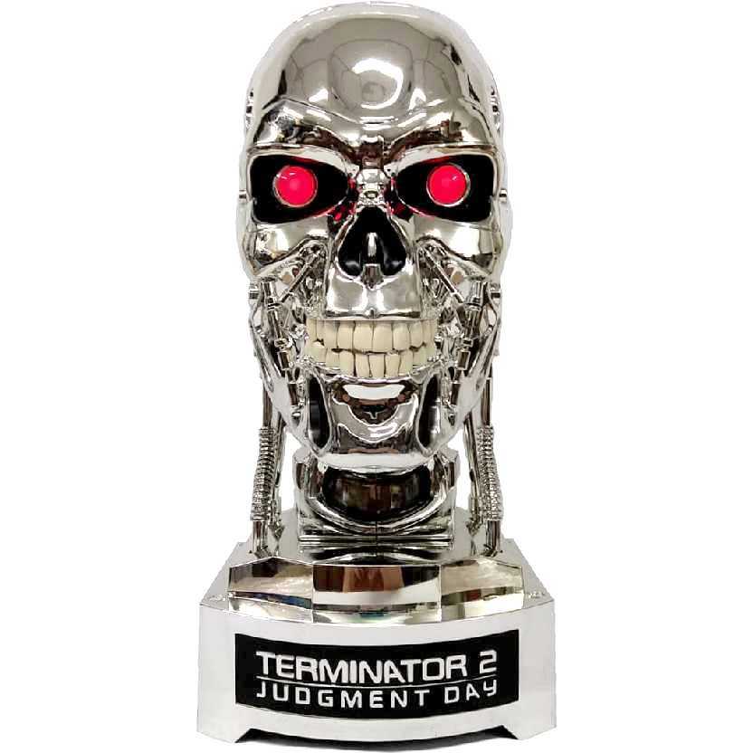 T-800 c/ som e acende os olhos 4 DVD Blu-ray Terminator Exterminador (ABERTO)