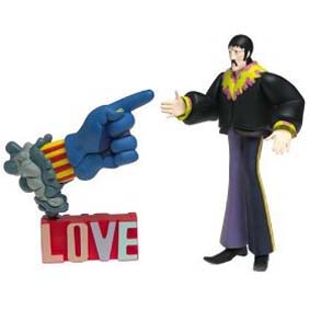 The Beatles Yellow Submarine John Lennon with Glove and Love Base