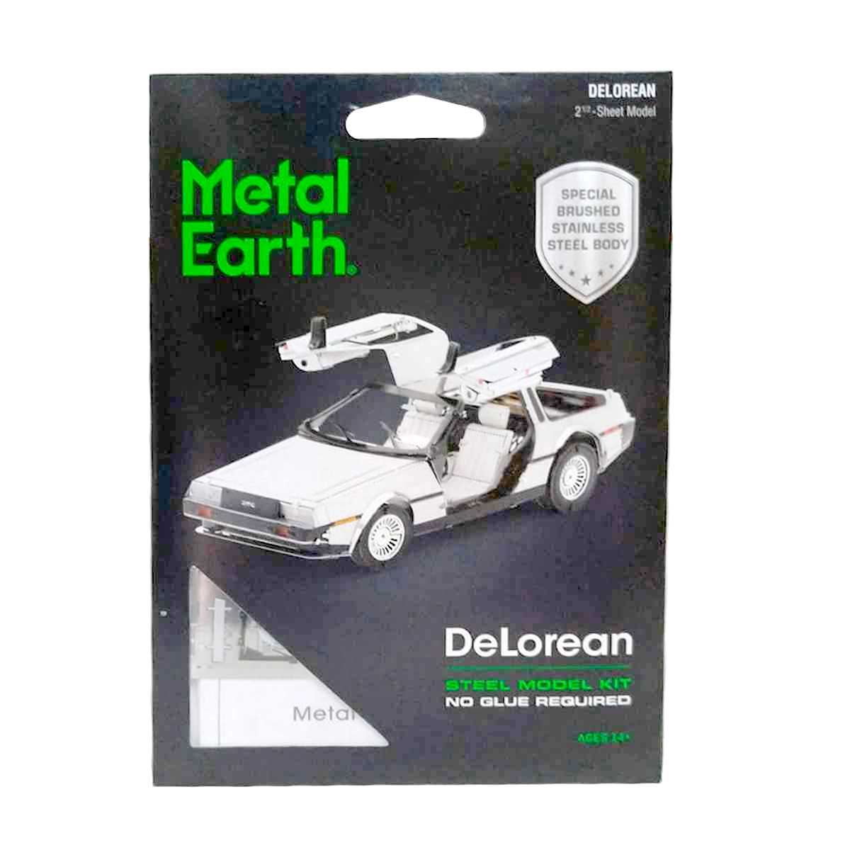The Delorean Kit em Aço Inox com 80 peças (carro temático do filme De Volta para o Fututo)