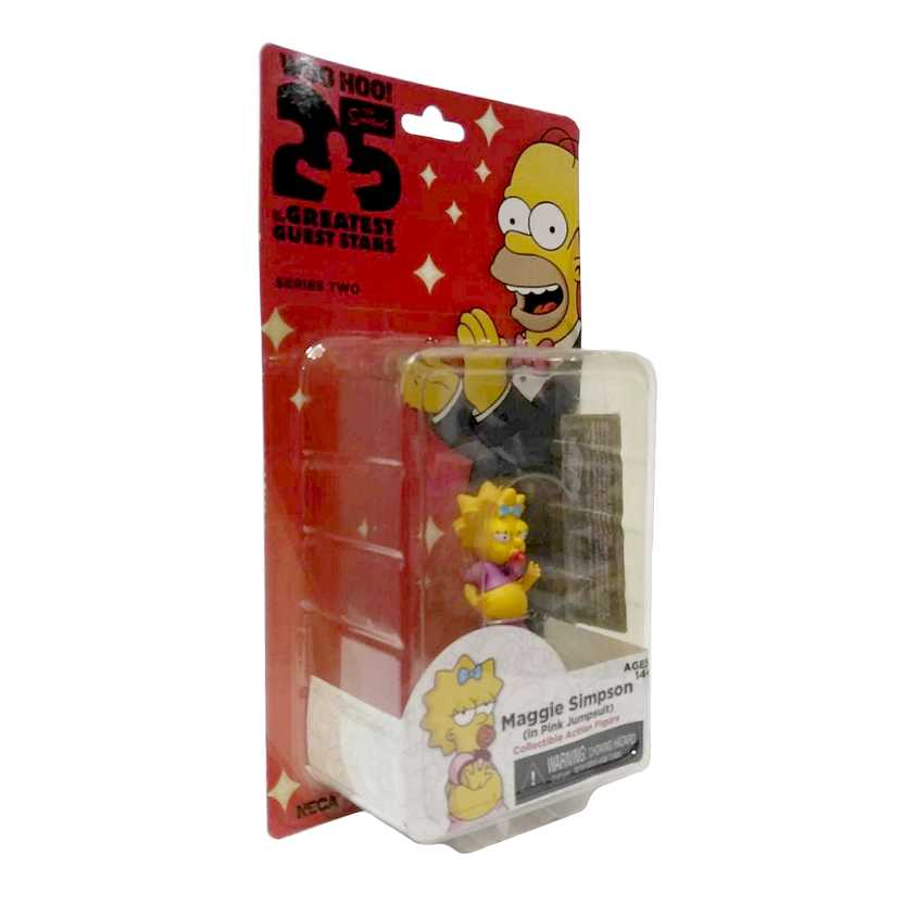 The Simpsons 25 of the Greatest Guest Stars série 2 Maggie Simpson in pink jumpsuit Neca