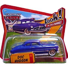 The World of Cars Look My Eyes Change! Doc Hudson (abre e fecha os olhos)