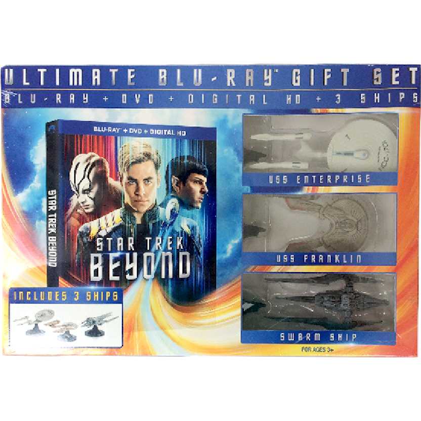 Ultimate Blu-Ray Gift SET com 3 Naves do Star Trek Beyond