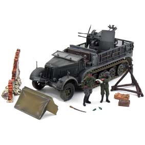 Veículo Blindado Alemão German Krauss-Maffei Sd. Kfz. 7/1 Half Track (1938)