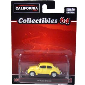Volkswagen Beetle VW Fusca escala 1/64 Greenlight California Toys Collectibles