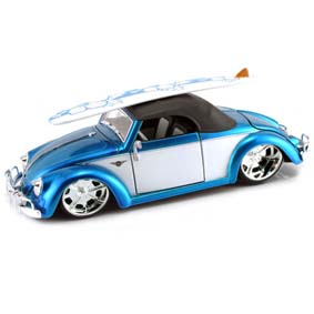 Volkswagen Fusca Conversível (1949) VW Hebmuller Cabriolet Jada 1/24