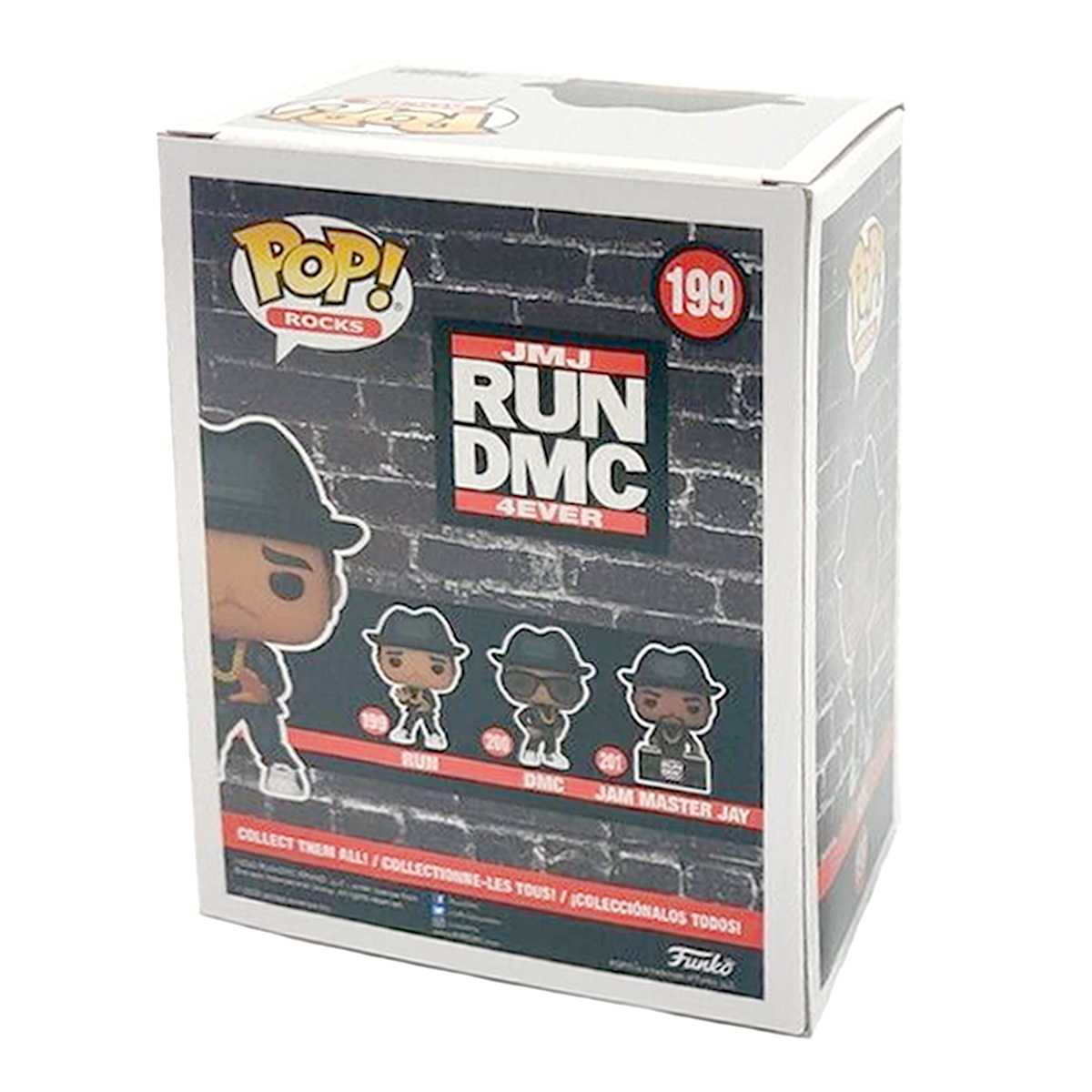 Funko Pop! Rocks JMJ Run DMC 4Ever RUN Adidas - Brinquedo Livre